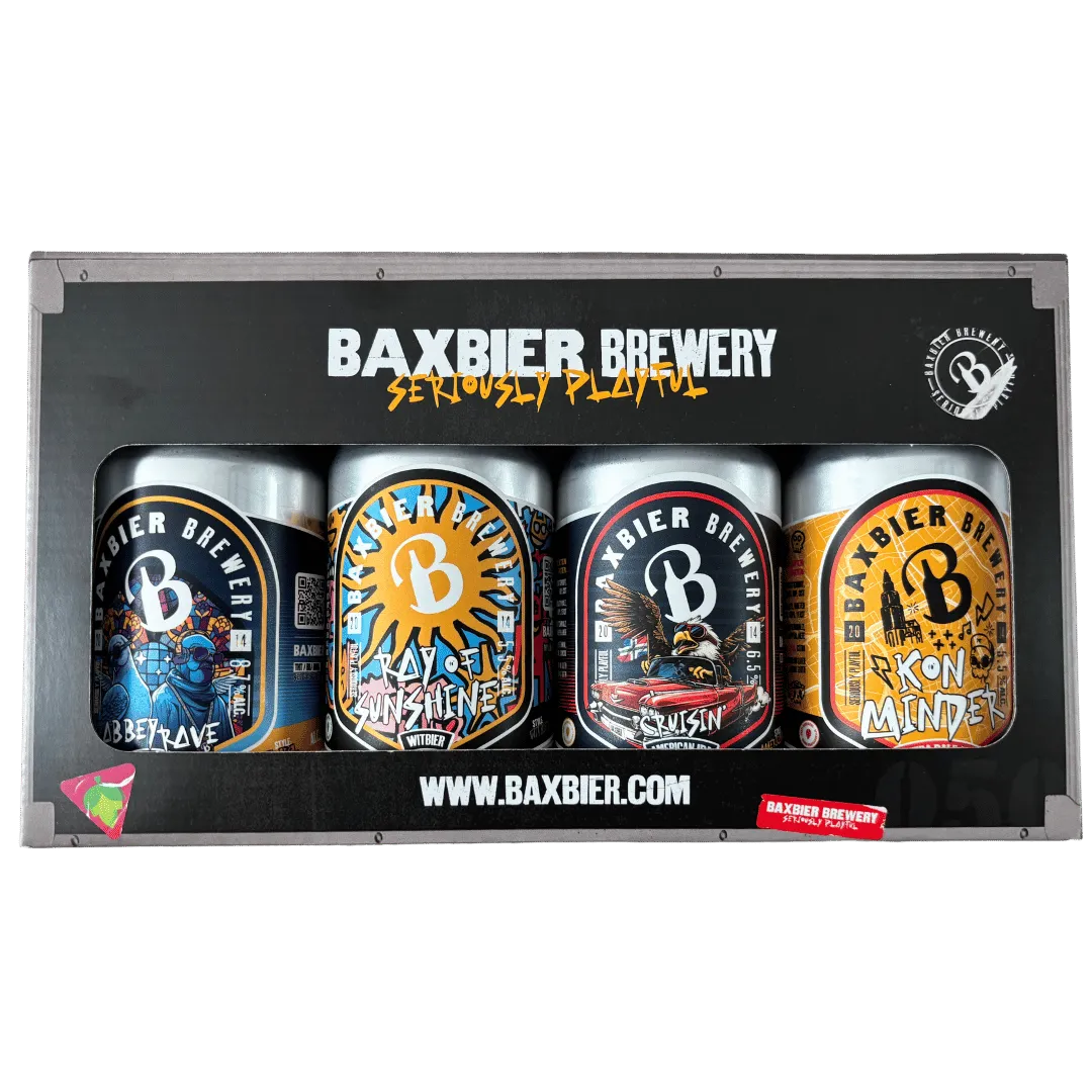 Bax bierpakket Groningen - Streekbier cadeau met 4 bieren