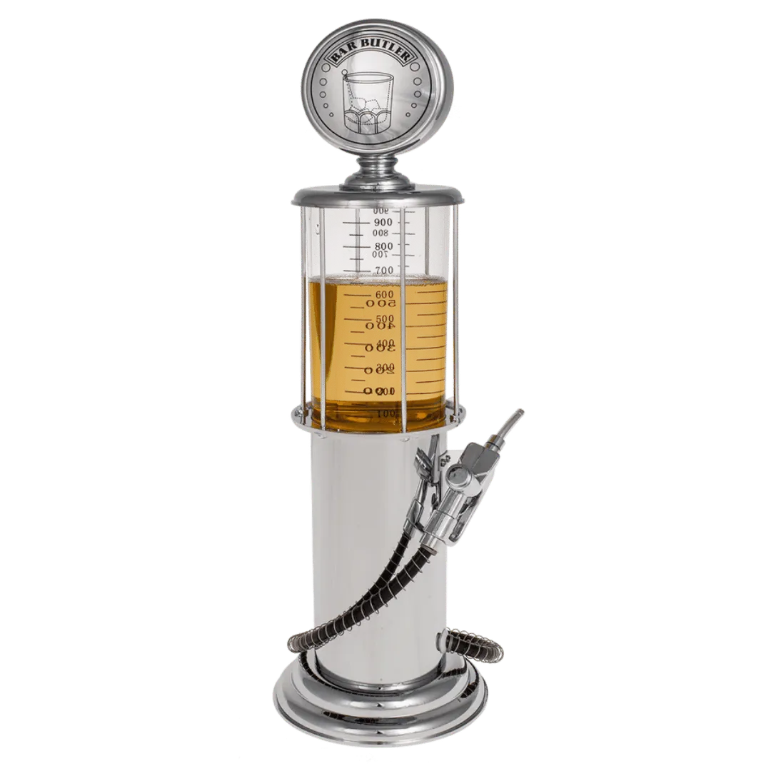 Drank Dispenser 'Benzinepomp' - Retro Tap (900ml) - Het perfecte biercadeau voor de mancave