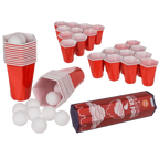 Beer Pong Hexagon - Drankspel Set met Zeshoekige Bekers - Het perfecte biercadeau voor de mancave