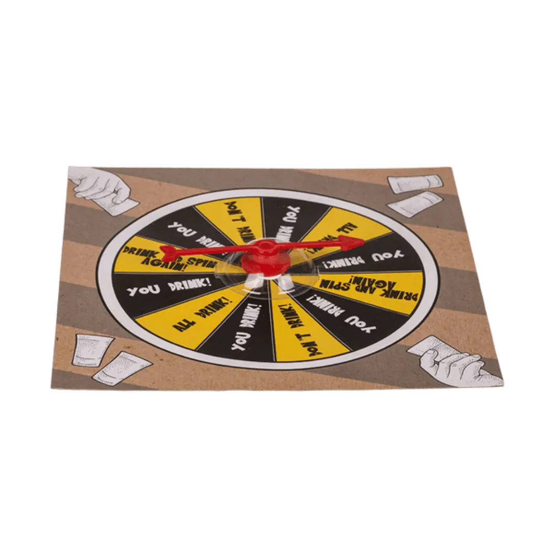 Detail van Shot Spinner - 'Spin the Bottle' Drankspel - Cadeautip voor bierliefhebbers