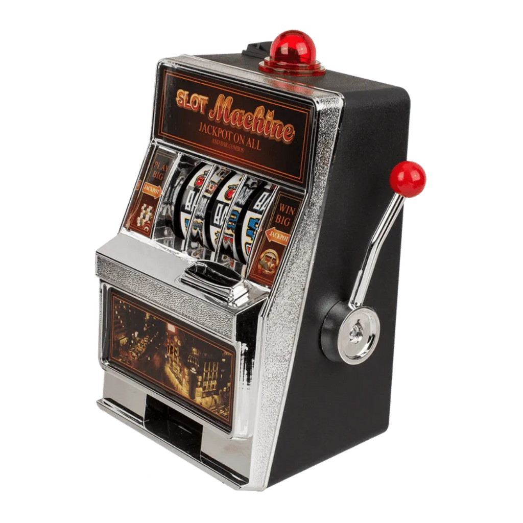 Detail van Drankspel Slot Machine - Eenarmige Bandiet - Cadeautip voor bierliefhebbers
