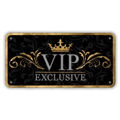 Hanging Sign 'VIP Exclusive' - Bordje met koord - Het perfecte biercadeau voor de mancave