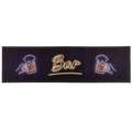 Bar Runner / Barmat 'Beer' (89x25cm) - Het perfecte biercadeau voor de mancave