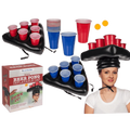 Opblaasbare Bierpong Hoed - Drankspel - Het perfecte biercadeau voor de mancave