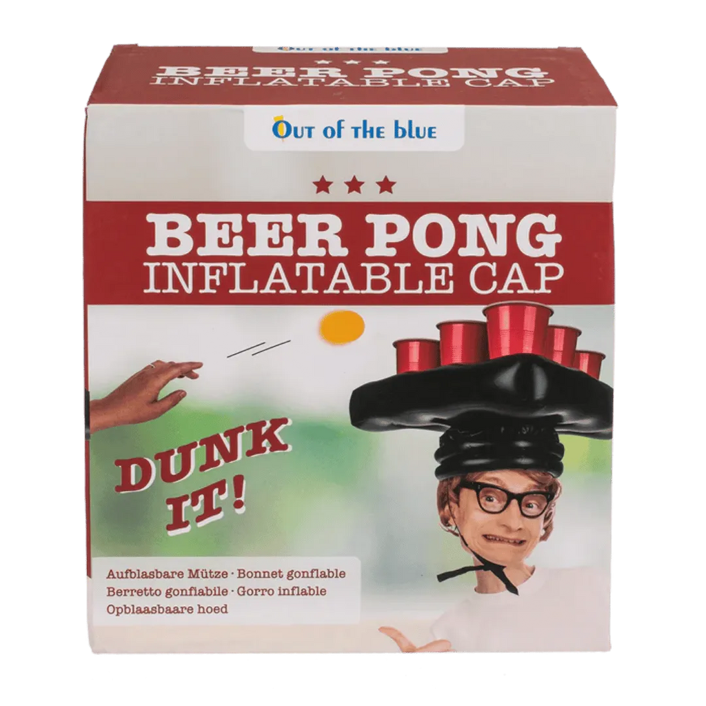Detail van Opblaasbare Bierpong Hoed - Drankspel - Cadeautip voor bierliefhebbers