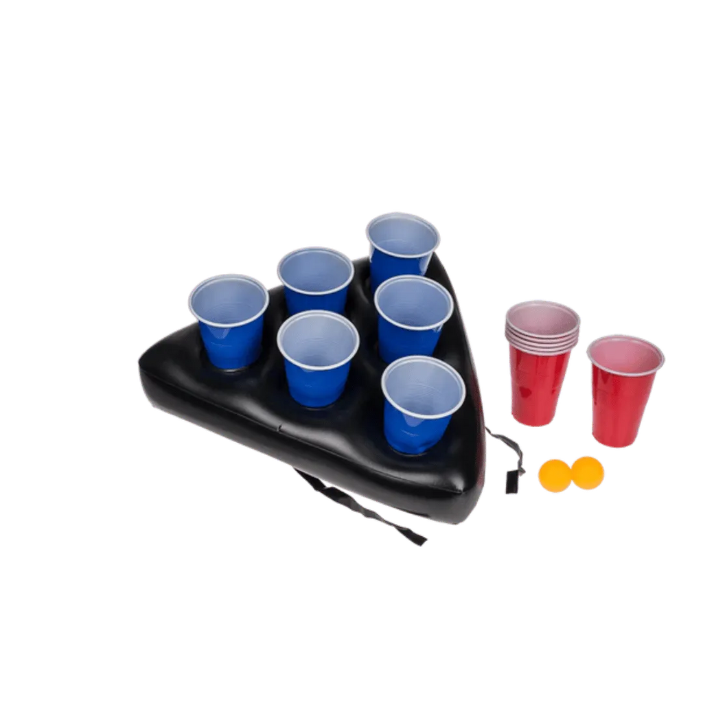 Detail van Opblaasbare Bierpong Hoed - Drankspel - Cadeautip voor bierliefhebbers