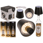 Detail van LED Flesverlichting - Maak van je lege fles een lamp (Zwart) - Cadeautip voor bierliefhebbers