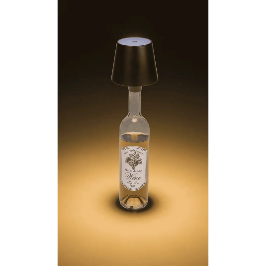 Detail van LED Flesverlichting - Maak van je lege fles een lamp (Zwart) - Cadeautip voor bierliefhebbers