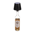 LED Flesverlichting - Maak van je lege fles een lamp (Zwart) - Het perfecte biercadeau voor de mancave