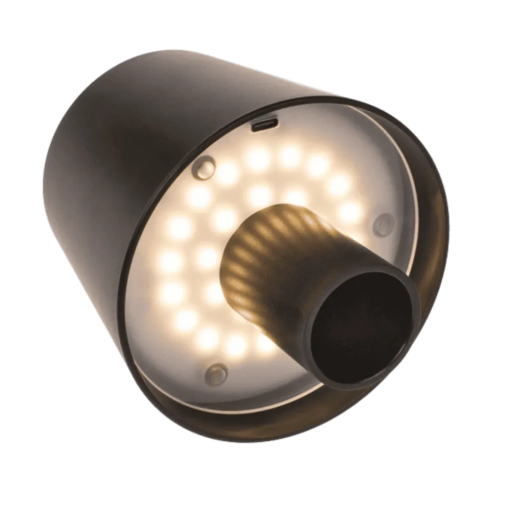 Detail van LED Flesverlichting - Maak van je lege fles een lamp (Zwart) - Cadeautip voor bierliefhebbers