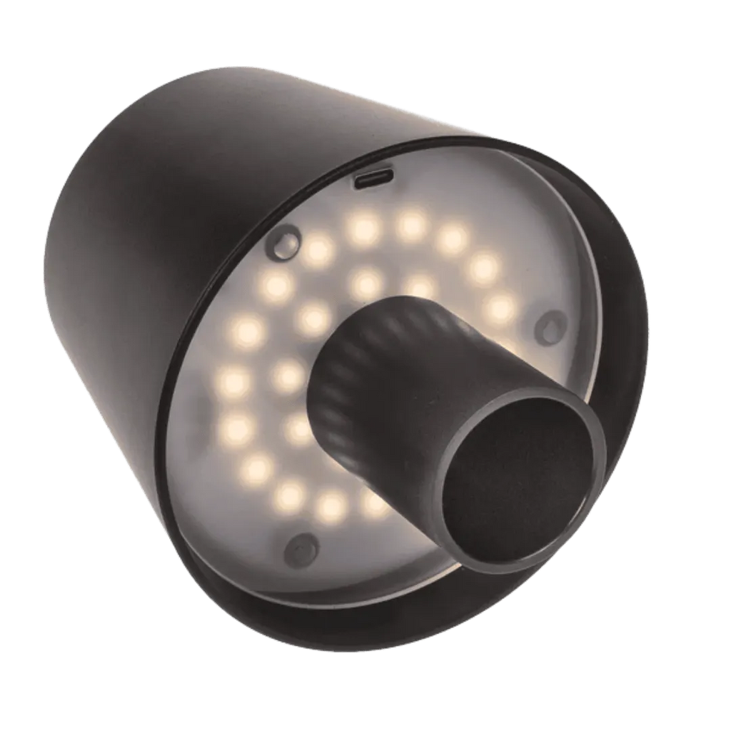 Detail van LED Flesverlichting - Maak van je lege fles een lamp (Zwart) - Cadeautip voor bierliefhebbers