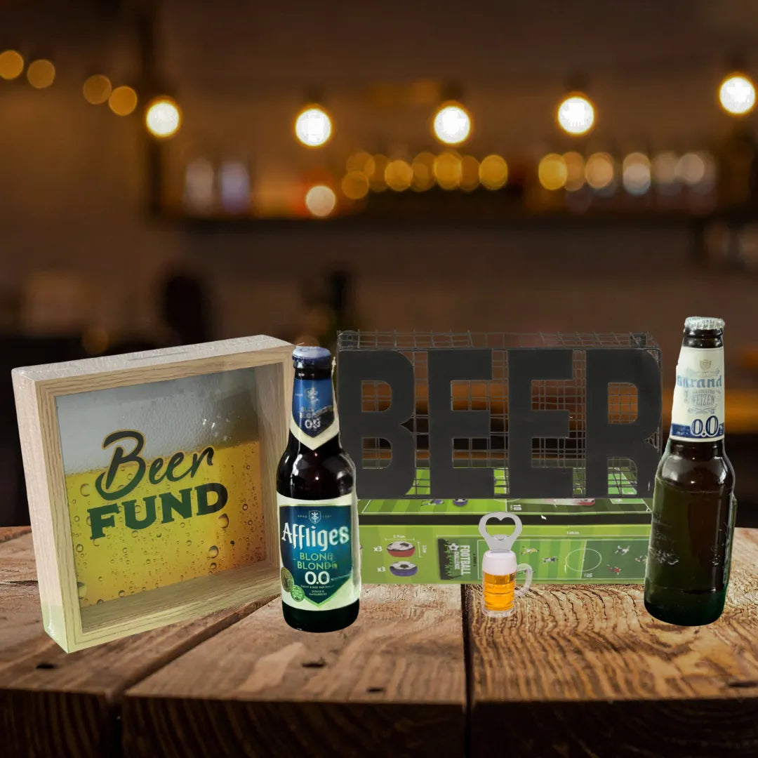 Bierpakket 'Mancave Borrel' - Bierdop verzamelaar Cadeau
