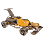Wijn- of Bierhouder 'Raceauto' - Metaal - Het perfecte biercadeau voor de mancave