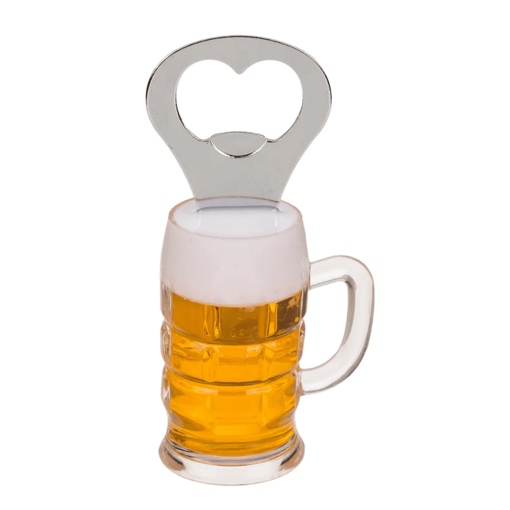 Flesopener 'Bierglas' met Magneet - Het perfecte biercadeau voor de mancave