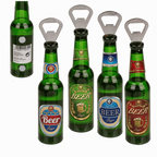 Detail van Flesopener 'Bierflesje' met Magneet - Cadeautip voor bierliefhebbers