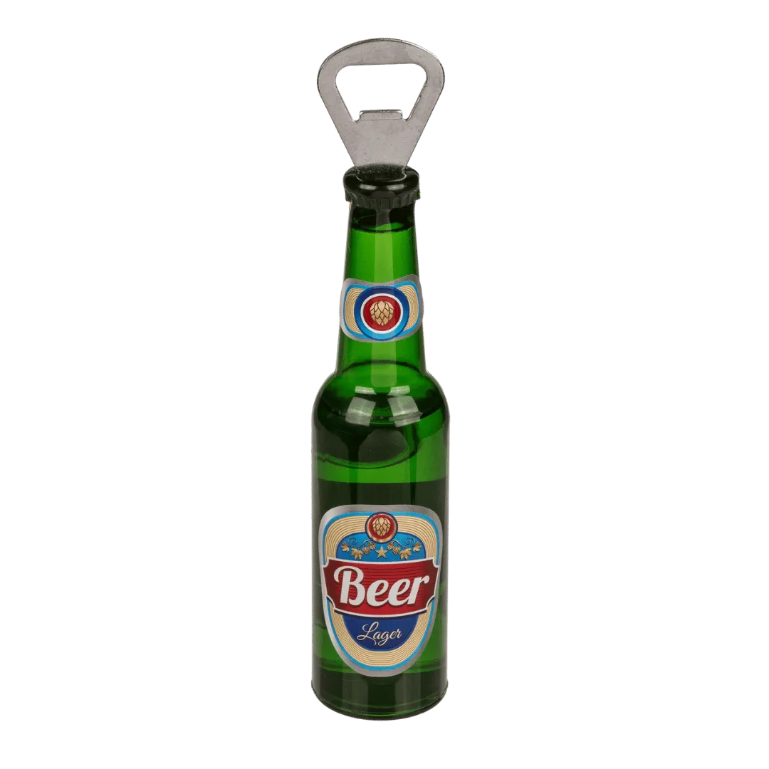 Flesopener 'Bierflesje' met Magneet - Het perfecte biercadeau voor de mancave