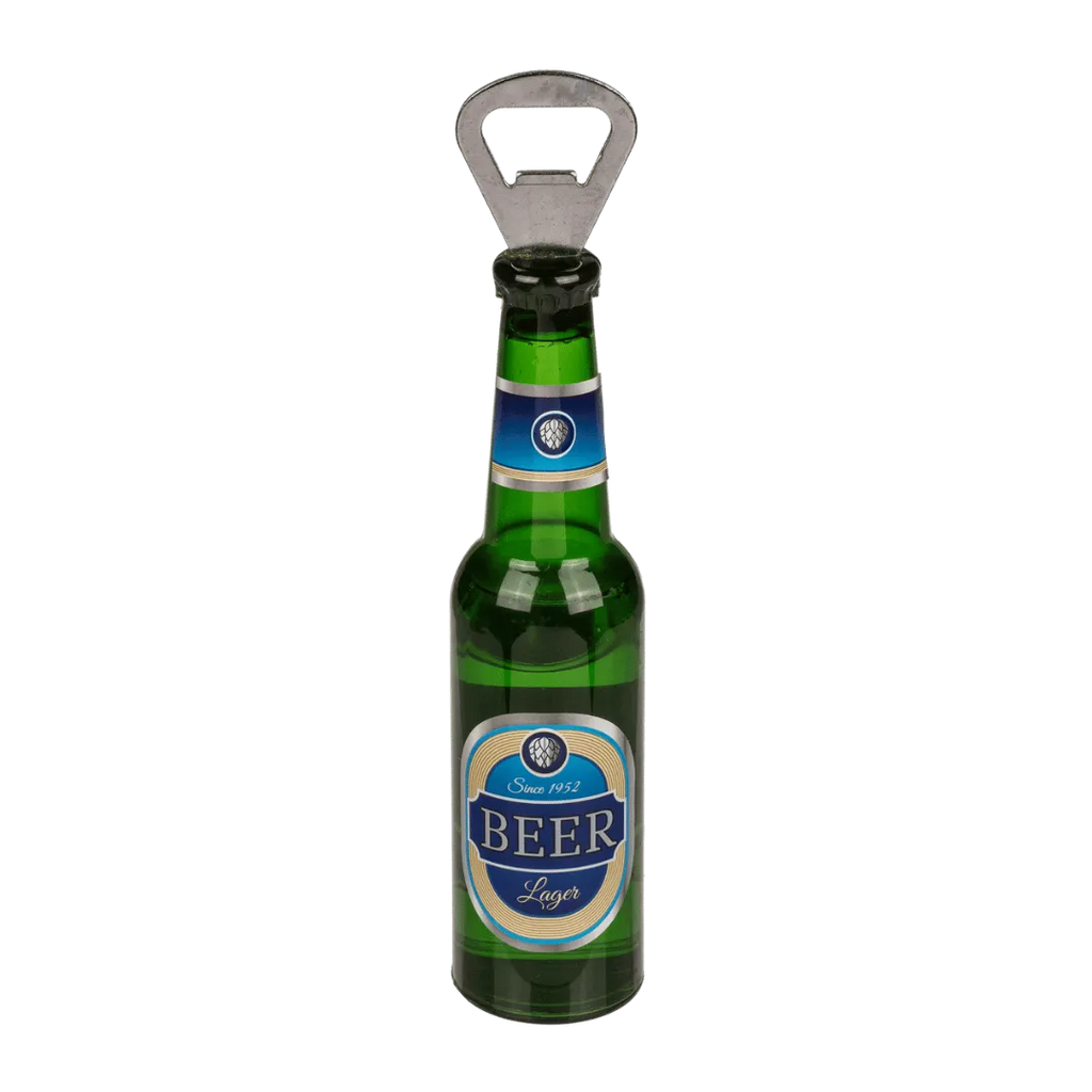 Detail van Flesopener 'Bierflesje' met Magneet - Cadeautip voor bierliefhebbers