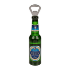 Detail van Flesopener 'Bierflesje' met Magneet - Cadeautip voor bierliefhebbers