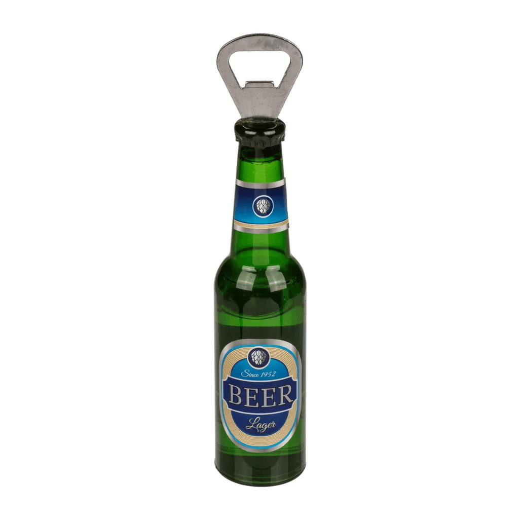 Detail van Flesopener 'Bierflesje' met Magneet - Cadeautip voor bierliefhebbers