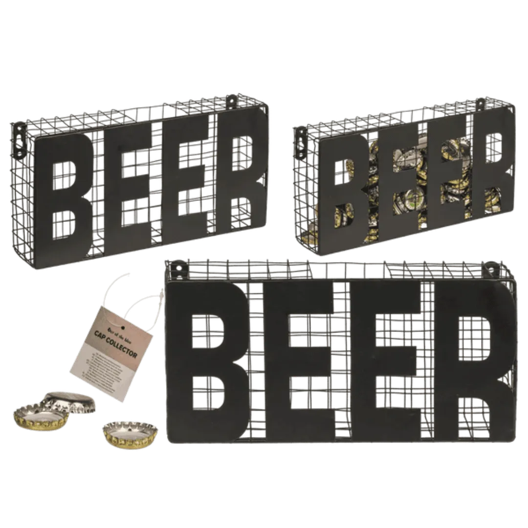 Detail van Bierdop Verzamelaar 'Beer' - Cadeautip voor bierliefhebbers