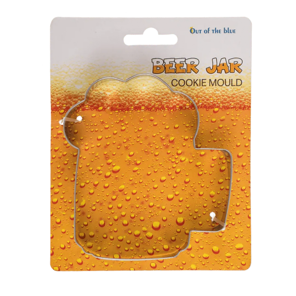 Detail van Koekjesvormen Bierpul & Wijnglas - Uitsteekvormpjes (2stuks) - Cadeautip voor bierliefhebbers
