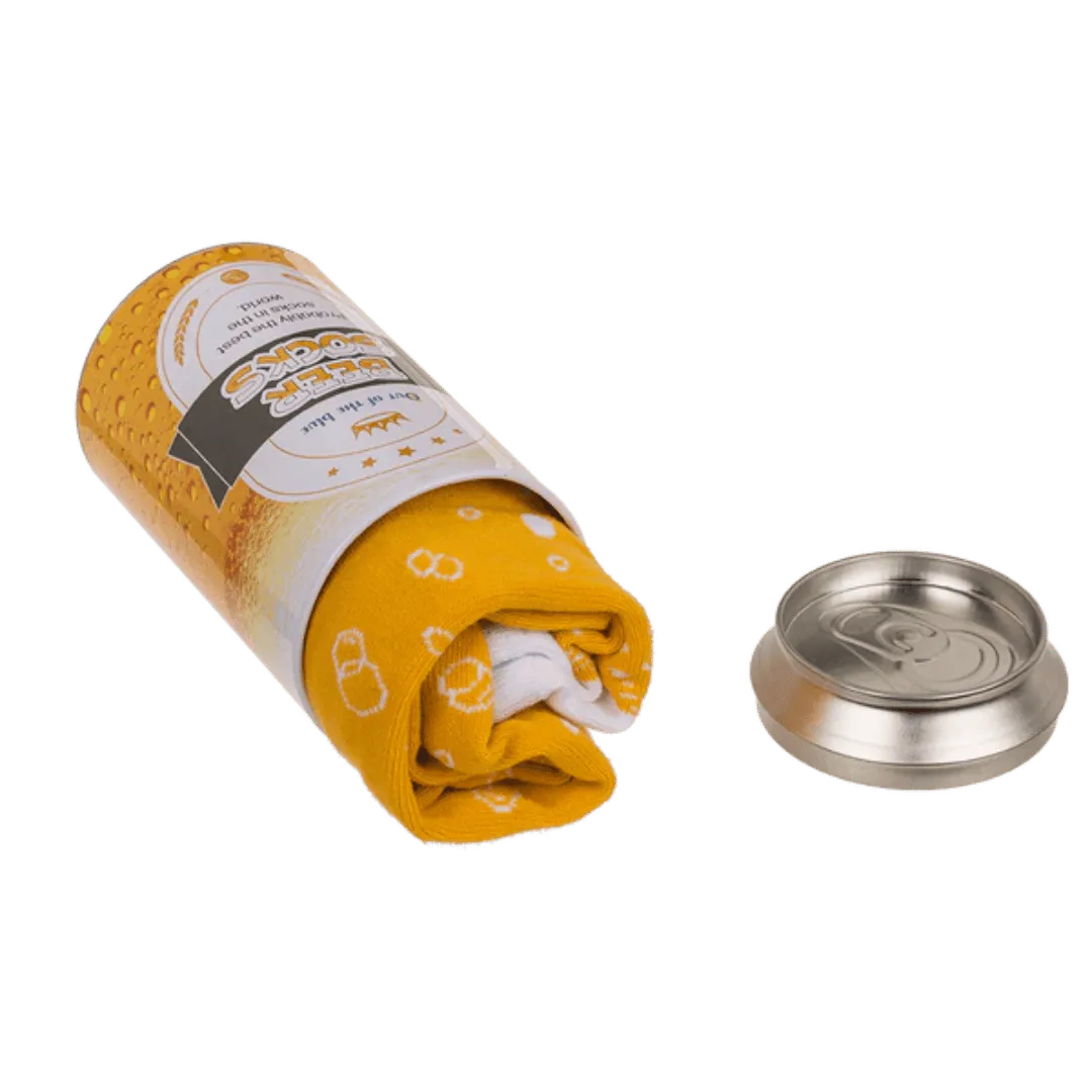 Bier Sokken - Grappige Sokken (One Size) - Het perfecte biercadeau voor de mancave