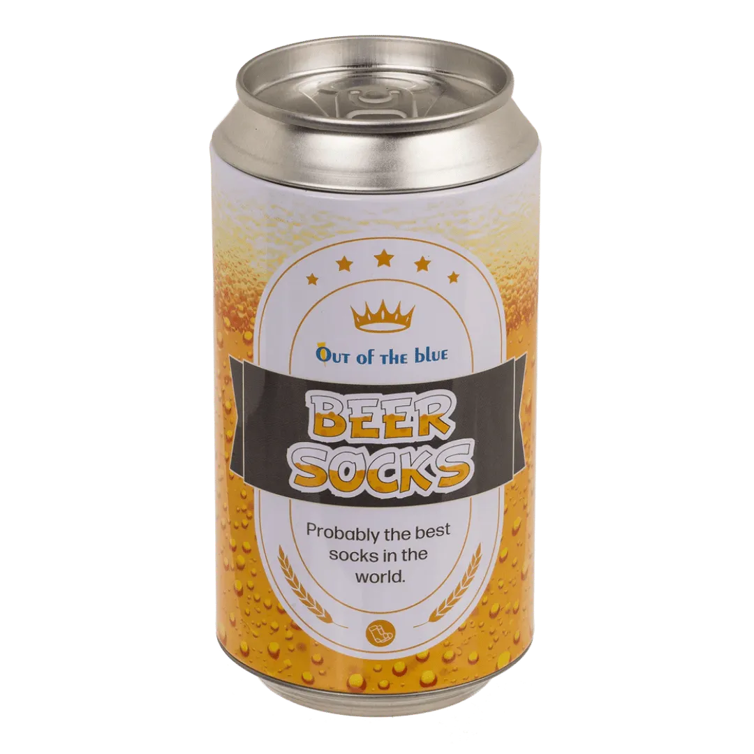 Detail van Bier Sokken - Grappige Sokken (One Size) - Cadeautip voor bierliefhebbers