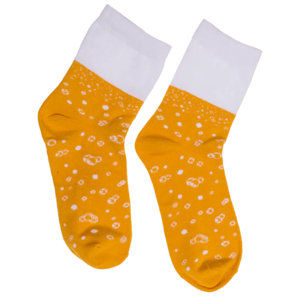 Detail van Bier Sokken - Grappige Sokken (One Size) - Cadeautip voor bierliefhebbers