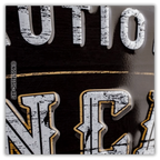 Detail van Mancave Wandbord 'Man Cave' - Vintage Look (20x30cm) - Cadeautip voor bierliefhebbers