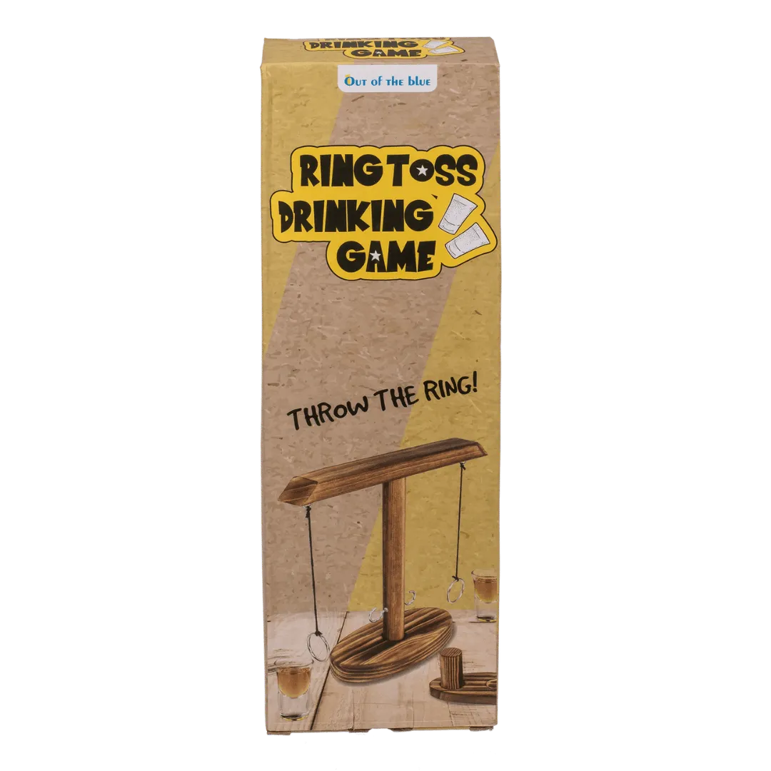 Detail van Houten Ring Toss Battle - Tafelmodel Drankspel - Cadeautip voor bierliefhebbers