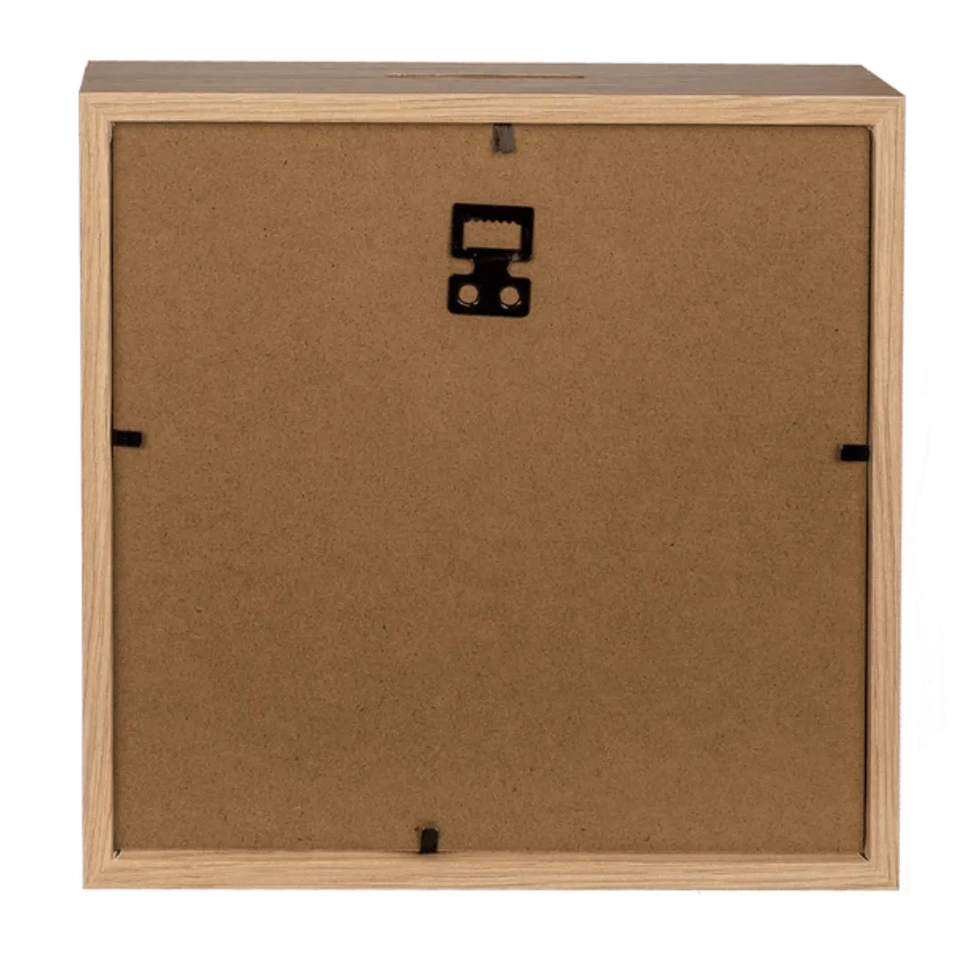 Detail van Houten Spaarpot 'Beer Fund' - Met Glasplaat - Cadeautip voor bierliefhebbers